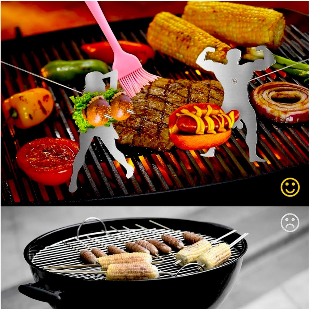 KOWSI Muscle Man and Sexy Women Grilling  Accessories
